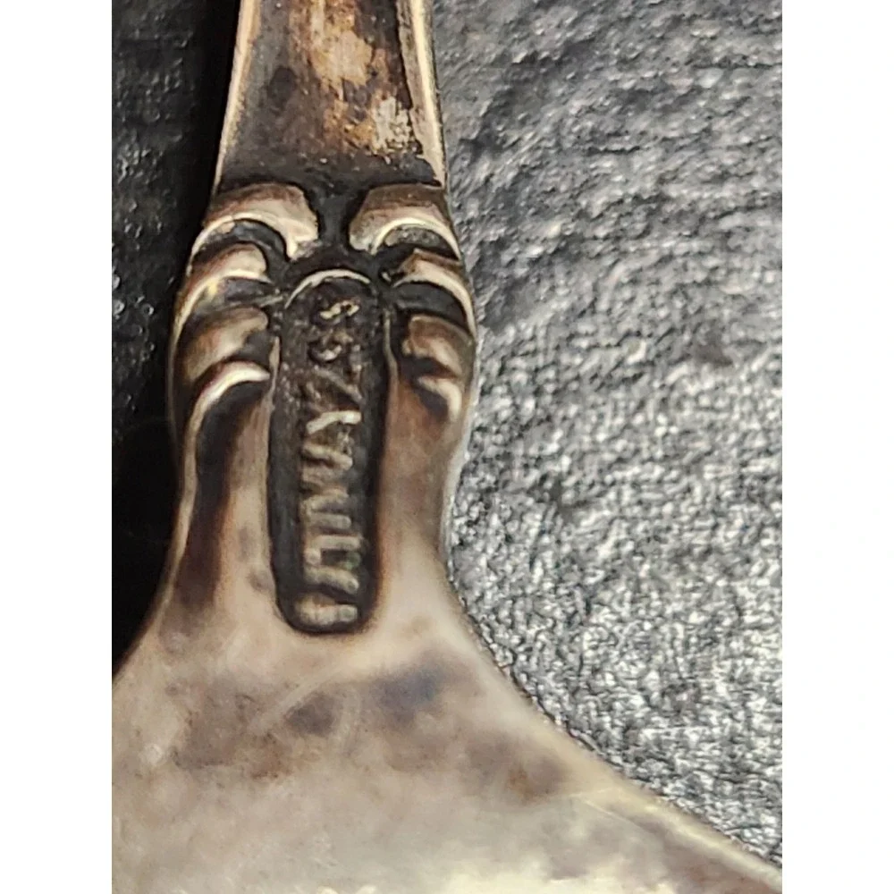 WM. A. Rogers Silverplate Demitasse Spoon Canada Souvenir Ornate Victorian 4.5in